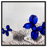 "Populus: The Underdog" LE 37x37 Custom Framed Giclee on Canvas by Craig Alan (Artova) at PristineAuction.com