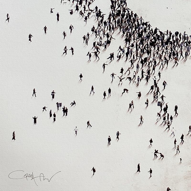 "Populus: Surfin Sunday" LE 41x41 Custom Framed Giclee on Canvas by Craig Alan (Artova) at PristineAuction.com "Populus: Surfin Sunday" LE 41x41 Custom Framed Giclee on Canvas by Craig Alan (Artova) at PristineAuction.com