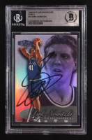 Dirk Nowitzki Signed 1998-99 Flair Showcase Row 3 #90 RC (BGS) at PristineAuction.com
