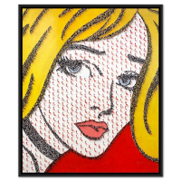 "Populus: Pulp Nation" LE 45x37 Custom Framed Giclee on Canvas by Craig Alan (Artova) at PristineAuction.com