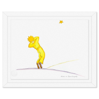 "The Little Prince Falling Asleep" LE 16x20 Lithograph on Paper by Antoine de Saint-Exupery (Artova) at PristineAuction.com
