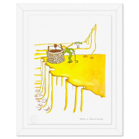 "The Little Prince And The Well" LE 20x16 Custom Framed Lithograph on Paper by Antoine de Saint-Exupery (Artova) at PristineAuction.com