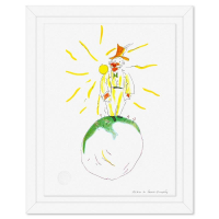"The Poet" LE 20x16 Custom Framed Lithograph on Paper by Antoine de Saint-Exupery (Artova) at PristineAuction.com