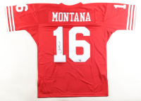 Joe Montana Signed 49ers Mitchell & Ness Authentic Jersey (Fanatics) at PristineAuction.com