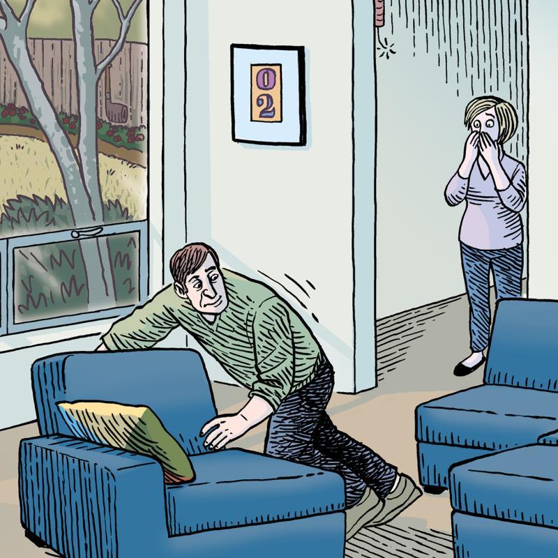 Bizarro "Sectional" LE 8x15 Giclee on Paper by Dan Piraro (Artova) at PristineAuction.com Bizarro "Sectional" LE 8x15 Giclee on Paper by Dan Piraro (Artova) at PristineAuction.com