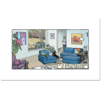 Bizarro "Sectional" LE 8x15 Giclee on Paper by Dan Piraro (Artova) at PristineAuction.com