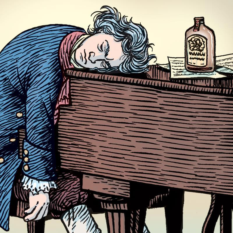 Bizarro "Beethoven Fifth" LE 16x14 Giclee on Paper by Dan Piraro (Artova) at PristineAuction.com Bizarro "Beethoven Fifth" LE 16x14 Giclee on Paper by Dan Piraro (Artova) at PristineAuction.com