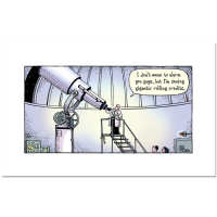 Bizarro "Cosmic Credits" LE 12x19 Giclee on Paper by Dan Piraro (Artova) at PristineAuction.com