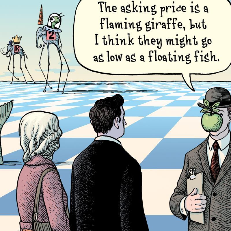 Bizarro "Surreal Estate" LE 12x19 Giclee on Paper by Dan Piraro (Artova) at PristineAuction.com Bizarro "Surreal Estate" LE 12x19 Giclee on Paper by Dan Piraro (Artova) at PristineAuction.com