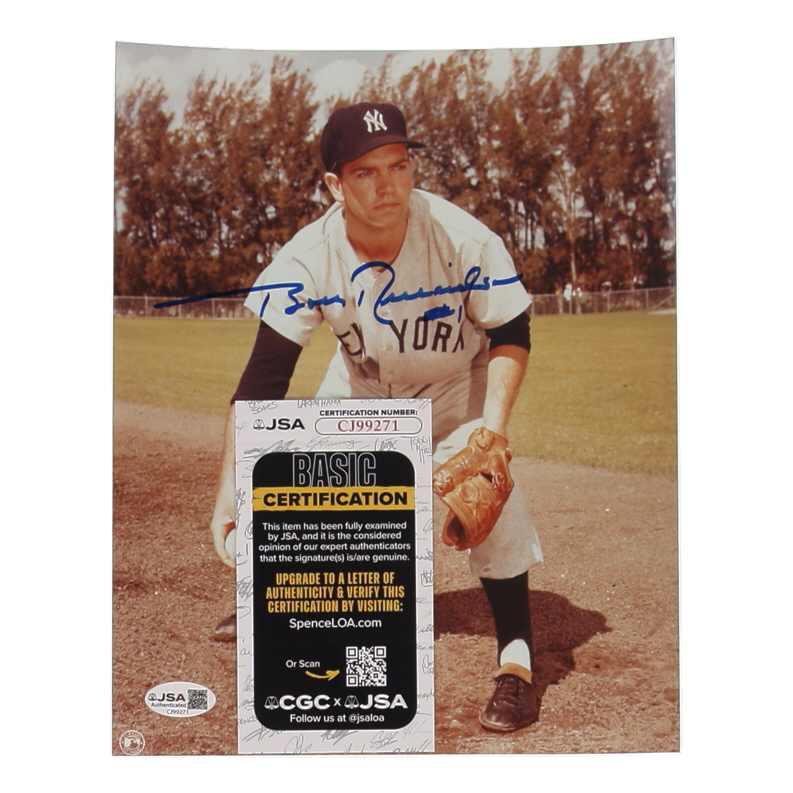 Bobby Richardson Signed Yankees 8x10 Photo (JSA) at PristineAuction.com Bobby Richardson Signed Yankees 8x10 Photo (JSA) at PristineAuction.com