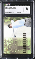 Tiger Woods 2001 Upper Deck #90 LB RC (CGC 9) at PristineAuction.com