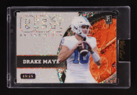 Drake Maye 2023 Wild Card QB1 On The Clock White Sparkle #OCWDM2 #15/15 RC at PristineAuction.com