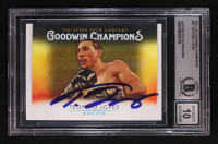 Teofimo Lopez Signed 2021 Upper Deck Goodwin Champions #97 (BGS | Autograph Graded BGS 10) at PristineAuction.com