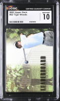 Tiger Woods 2001 Upper Deck #90 LB RC (CGC 10) at PristineAuction.com