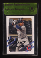 Jose Ramirez Signed 2021 Topps #360 (BGS Encapsulated) at PristineAuction.com