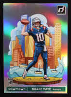 Drake Maye 2024 Donruss Downtown! Oversize #13 RC at PristineAuction.com