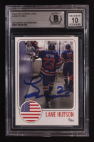 Lane Hutson Signed Custom Trading Card (BGS | Autograph Graded BGS 10) at PristineAuction.com