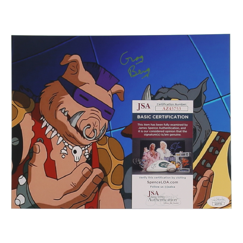 Greg Berg Signed "Teenage Mutant Ninja Turtles" 8x10 Photo (JSA) at PristineAuction.com Greg Berg Signed "Teenage Mutant Ninja Turtles" 8x10 Photo (JSA) at PristineAuction.com
