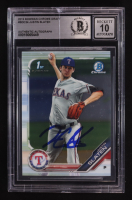 Justin Slaten Signed 2019 Bowman Chrome Draft #BDC-24 RC (BGS | Autograph Graded BGS 10) at PristineAuction.com