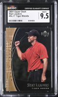 Tiger Woods 2001 Upper Deck Stat Leaders #SL17 RC (CGC 9.5) at PristineAuction.com