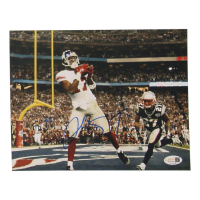 Plaxico Burress Signed Giants 8x10 Photo (JSA) at PristineAuction.com