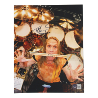 Nicko McBrain Signed 8x10 Photo (Beckett) at PristineAuction.com