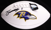 Zay Flowers Signed Ravens Logo Football (Beckett) at PristineAuction.com