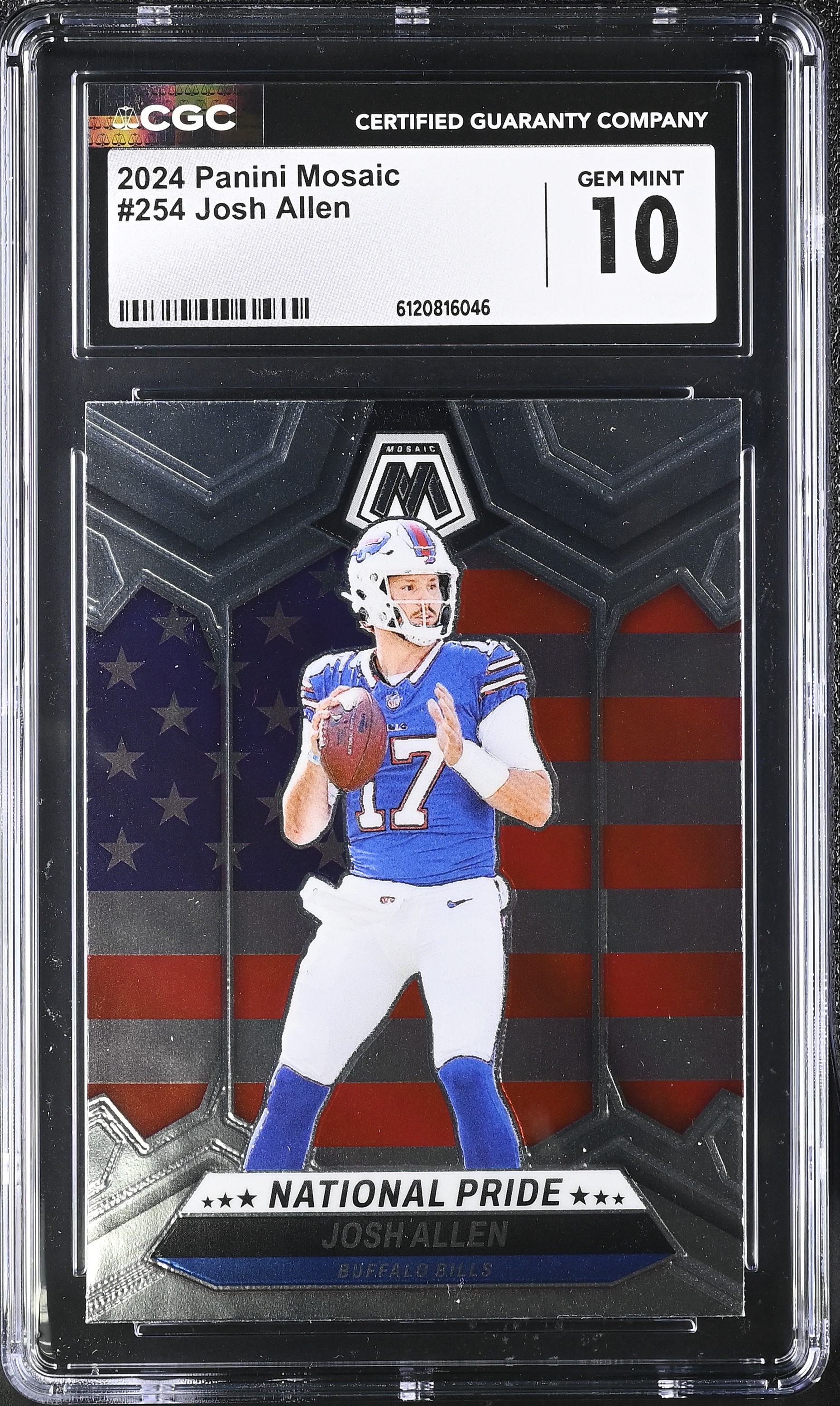 Josh Allen 2024 Panini Mosaic #254 NP (CGC 10) at PristineAuction.com Josh Allen 2024 Panini Mosaic #254 NP (CGC 10) at PristineAuction.com