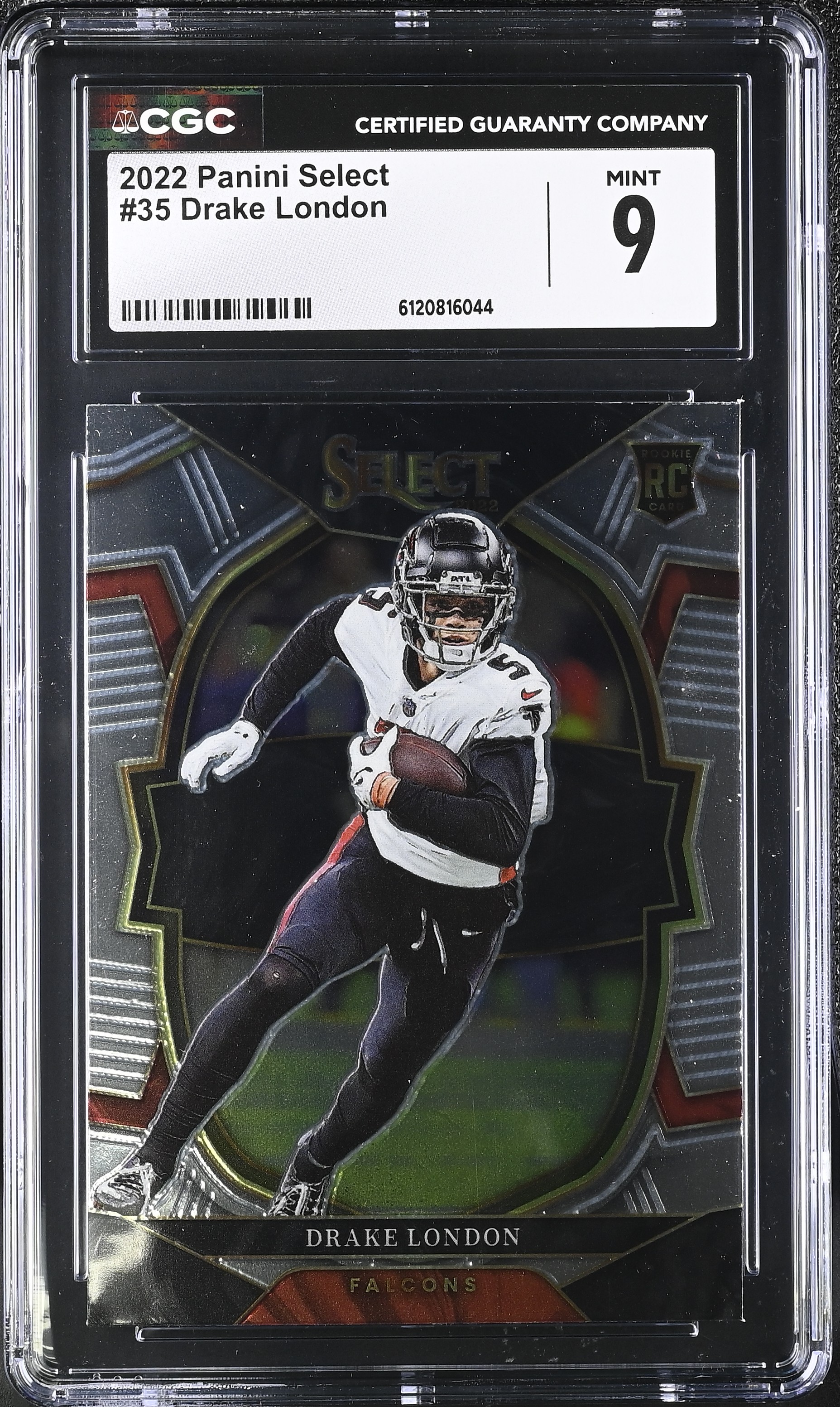 Drake London 2022 Select #35 RC (CGC 9) at PristineAuction.com Drake London 2022 Select #35 RC (CGC 9) at PristineAuction.com