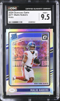 Malik Nabers 2024 Donruss Optic Holo #271 RR RC (CGC 9.5) at PristineAuction.com