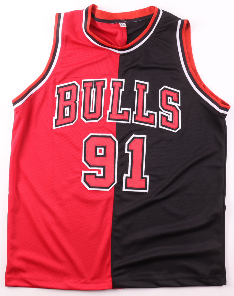 Dennis Rodman Signed Jersey (Authentic Ink) at PristineAuction.com Dennis Rodman Signed Jersey (Authentic Ink) at PristineAuction.com