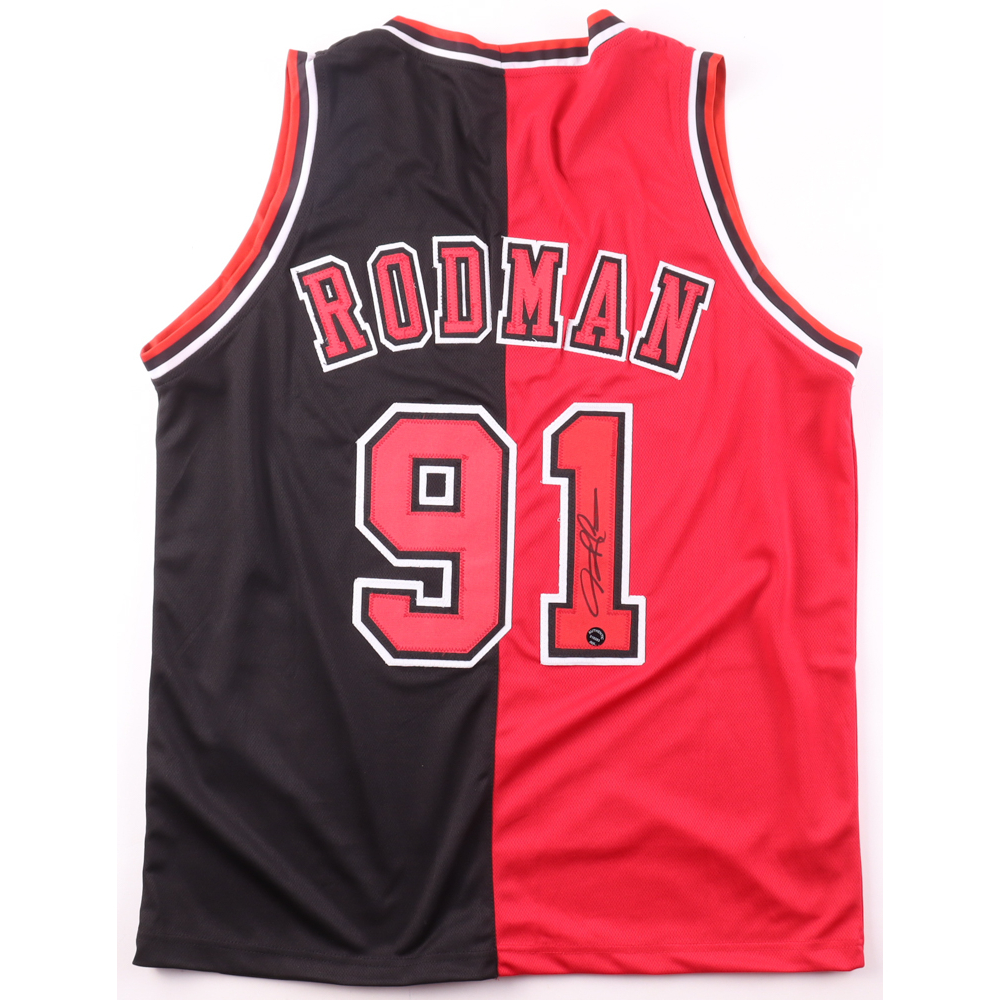 Dennis Rodman Signed Jersey (Authentic Ink) at PristineAuction.com