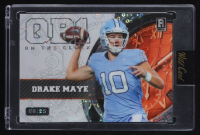 Drake Maye 2023 Wild Card QB1 On the Clock Sparkle White #OCWDM1 RC #6/25 at PristineAuction.com