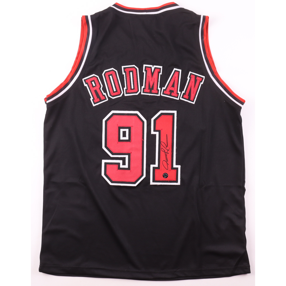 Dennis Rodman Signed Jersey (Authentic Ink) at PristineAuction.com