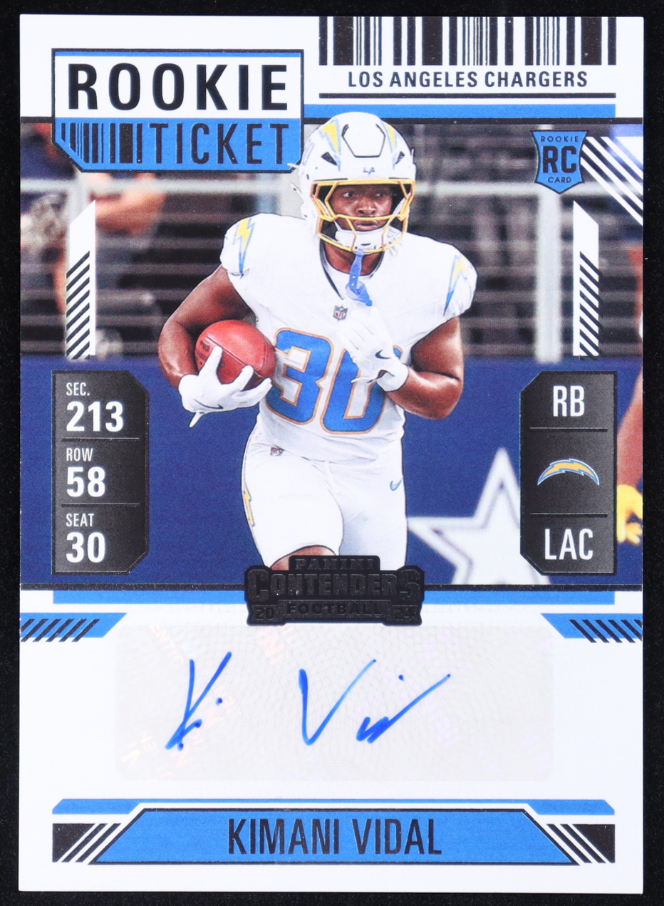 Kimani Vidal 2024 Panini Contenders Autographs #188 RC at PristineAuction.com Kimani Vidal 2024 Panini Contenders Autographs #188 RC at PristineAuction.com