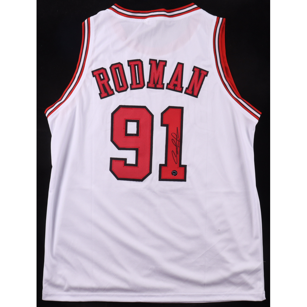Dennis Rodman Signed Jersey (Authentic Ink) at PristineAuction.com