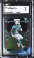 Jaylen Waddle 2021 Panini Prizm #338 RC (CGC 9) at PristineAuction.com