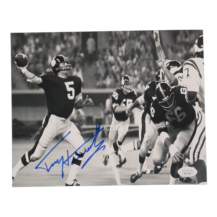 Terry Hanratty Signed Steelers 8x10 Photo (JSA) at PristineAuction.com Terry Hanratty Signed Steelers 8x10 Photo (JSA) at PristineAuction.com