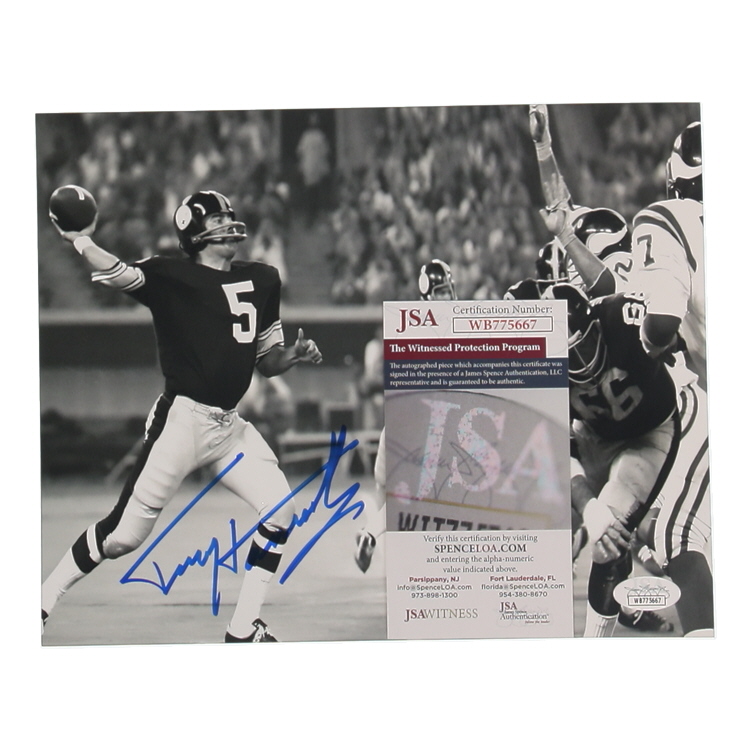 Terry Hanratty Signed Steelers 8x10 Photo (JSA) at PristineAuction.com Terry Hanratty Signed Steelers 8x10 Photo (JSA) at PristineAuction.com