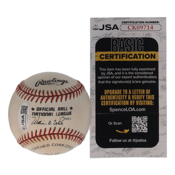 Keith Hernandez Signed ONL Baseball (JSA) at PristineAuction.com Keith Hernandez Signed ONL Baseball (JSA) at PristineAuction.com