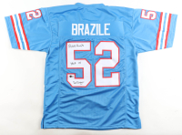 Robert Brazile Signed Jersey Inscribed "HOF 18" & "Dr. Doom" (Beckett) at PristineAuction.com