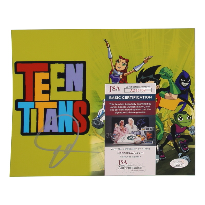 Greg Cipes Signed "Teen Titans" 8x10 Photo (JSA) at PristineAuction.com Greg Cipes Signed "Teen Titans" 8x10 Photo (JSA) at PristineAuction.com