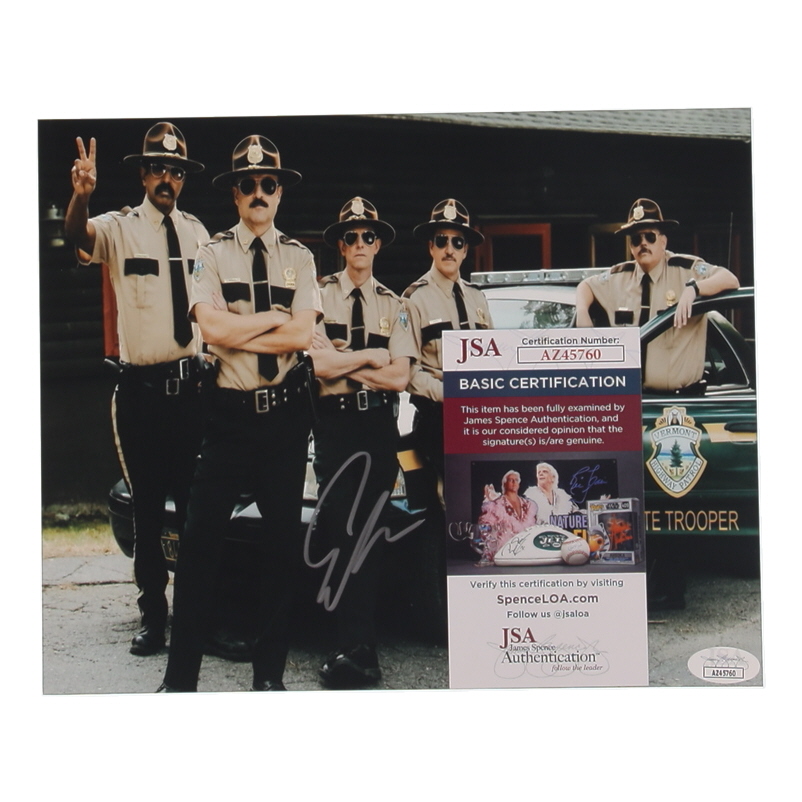 Erik Stolhanske Signed "Super Troopers" 8x10 Photo (JSA) at PristineAuction.com Erik Stolhanske Signed "Super Troopers" 8x10 Photo (JSA) at PristineAuction.com