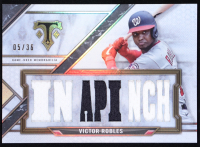 Victor Robles 2021 Topps Triple Threads Relics Game-Used #TTRVR2 #05/36 at PristineAuction.com