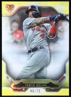 Yadier Molina 2020 Topps Triple Threads Citrine #86 #40/75 at PristineAuction.com