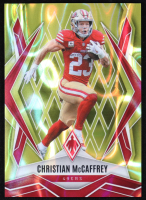 Christian McCaffrey 2025 Panini Phoenix Yellow Lava #34 #070/125 at PristineAuction.com