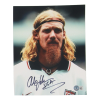 Alexi Lalas Signed Team USA 8x10 Photo Inscribed "USA" (Beckett) at PristineAuction.com