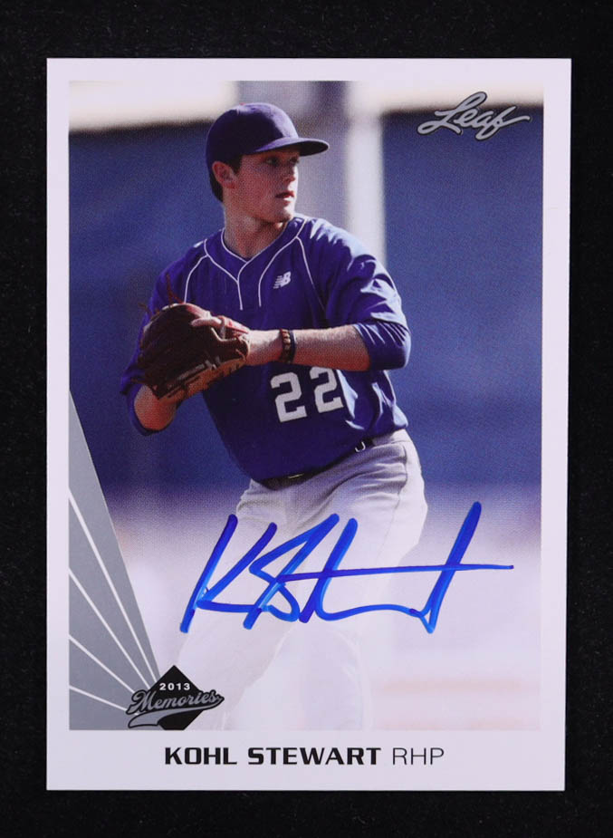 Kohl Stewart 2013 Leaf Memories Autographs #KS1 at PristineAuction.com Kohl Stewart 2013 Leaf Memories Autographs #KS1 at PristineAuction.com