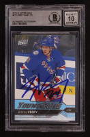 Jimmy Vesey Signed 2016-17 Upper Deck Series One Young Guns #218 RC (BGS | Autograph Graded BGS 10) at PristineAuction.com