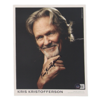 Kris Kristofferson Signed 8x10 Photo (Beckett) at PristineAuction.com